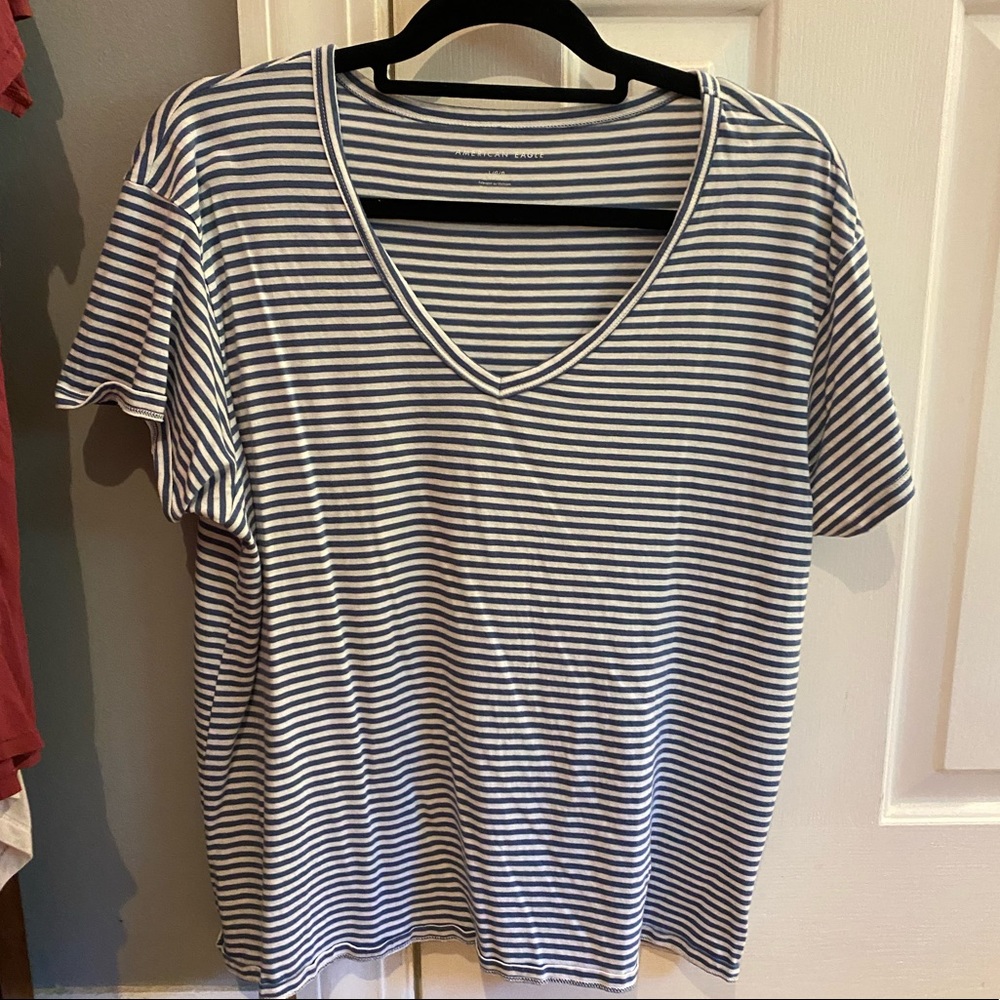 Striped Soft and Sexy American Eagle Shitt